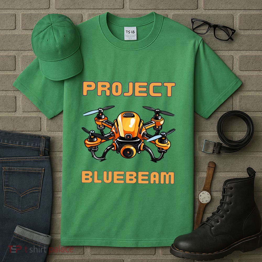 Drones New Jersey Ufo Uap Alien Invasion Project Bluebeam Tall T-Shirt
