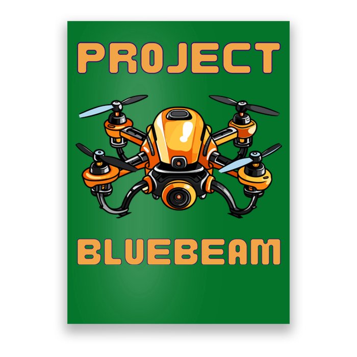 Drones New Jersey Ufo Uap Alien Invasion Project Bluebeam Poster