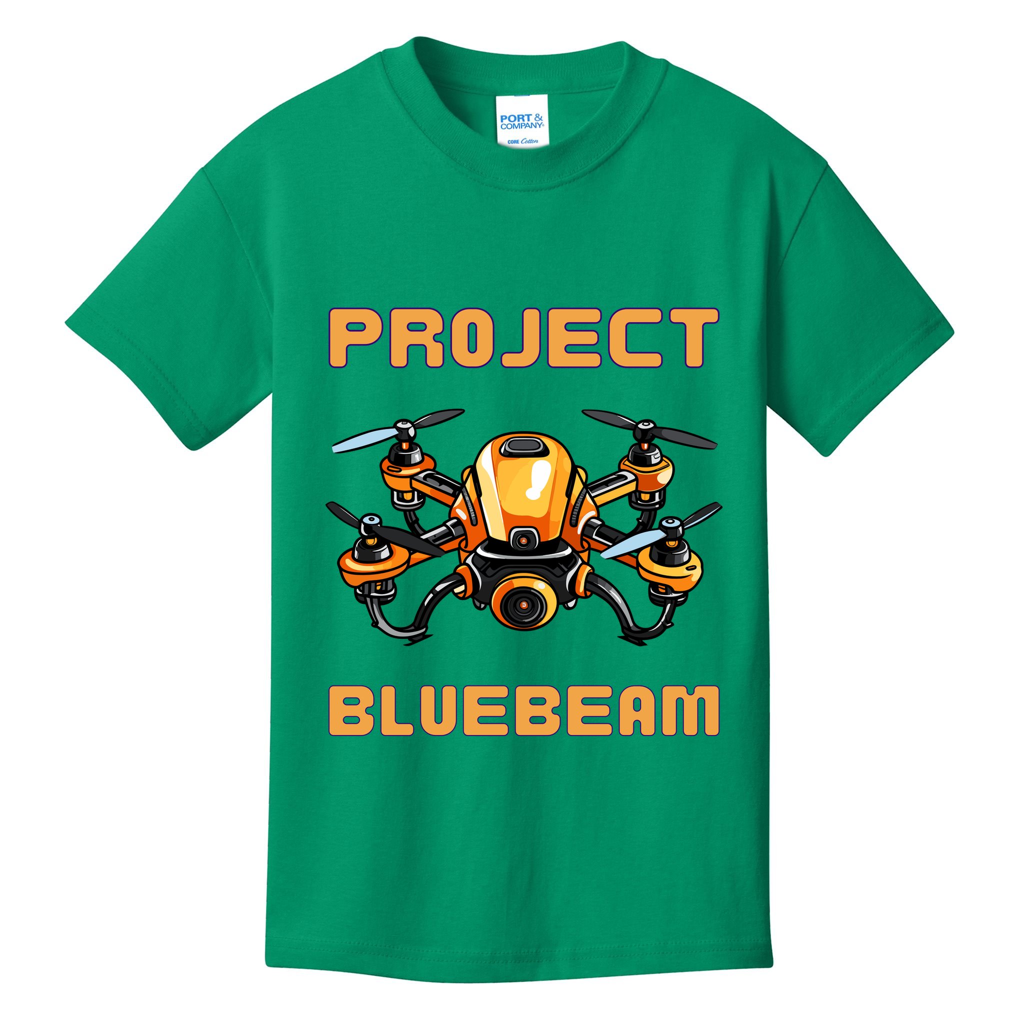Drones New Jersey Ufo Uap Alien Invasion Project Bluebeam Kids T-Shirt