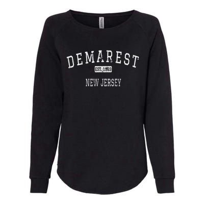 Demarest New Jersey Nj Vintage Womens California Wash Sweatshirt