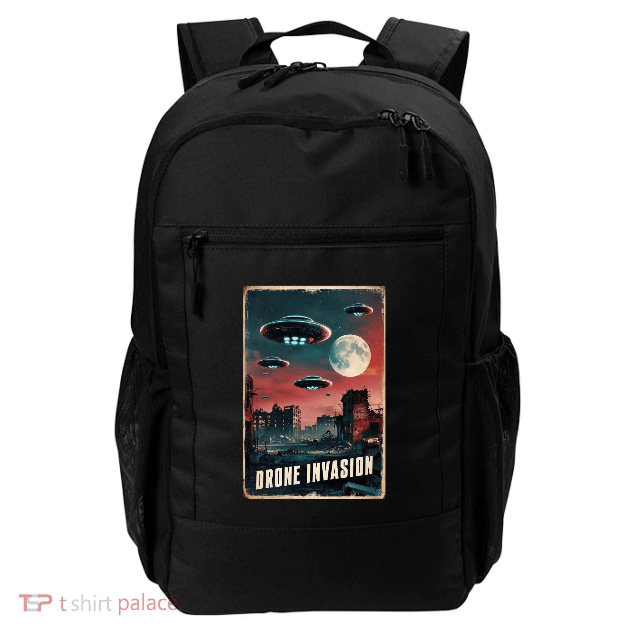 Drones New Jersey Ufo Uap Alien Invasion Daily Commute Backpack