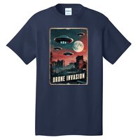 Drones New Jersey Ufo Uap Alien Invasion Tall T-Shirt