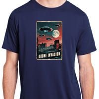 Drones New Jersey Ufo Uap Alien Invasion Adult ChromaSoft Performance T-Shirt