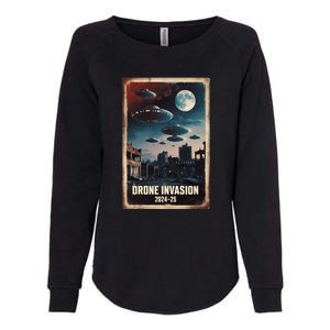 Drones New Jersey Ufo Uap Alien Invasion Womens California Wash Sweatshirt