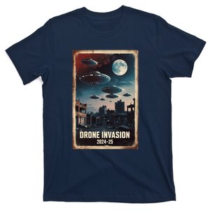 Drones New Jersey Ufo Uap Alien Invasion T-Shirt