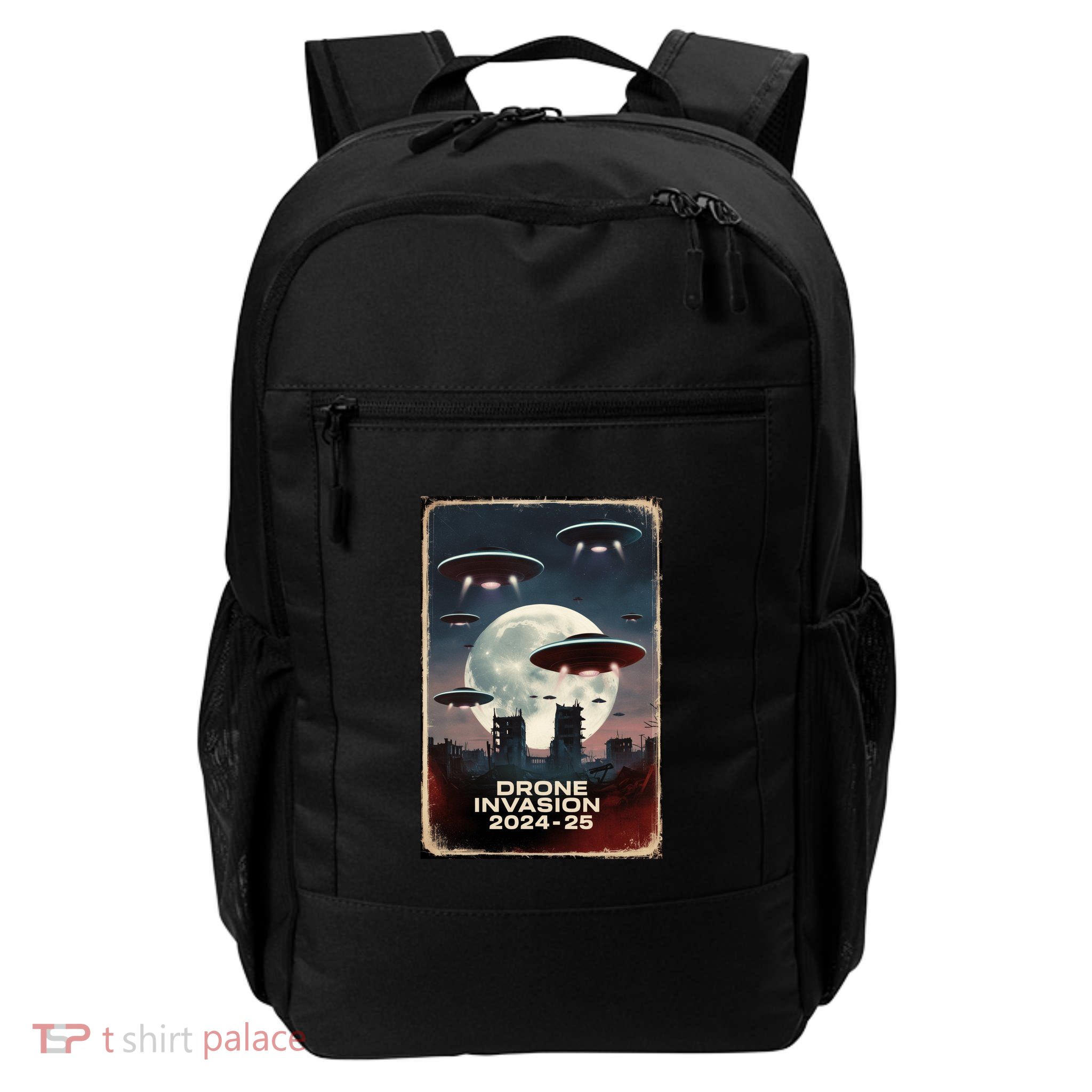 Drones New Jersey Ufo Uap Alien Invasion Daily Commute Backpack