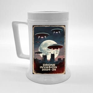 Drones New Jersey Ufo Uap Alien Invasion Beer Stein