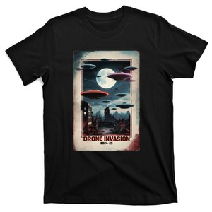 Drones New Jersey Ufo Uap Alien Invasion T-Shirt