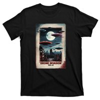 Drones New Jersey Ufo Uap Alien Invasion T-Shirt