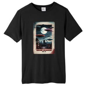 Drones New Jersey Ufo Uap Alien Invasion Tall Fusion ChromaSoft Performance T-Shirt