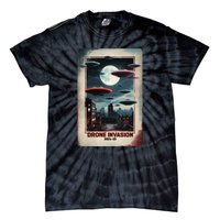 Drones New Jersey Ufo Uap Alien Invasion Tie-Dye T-Shirt