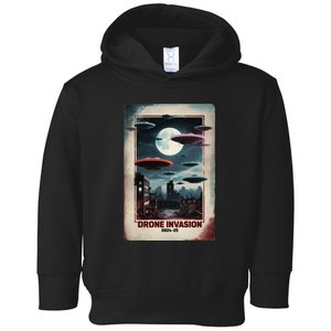 Drones New Jersey Ufo Uap Alien Invasion Toddler Hoodie