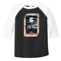 Drones New Jersey Ufo Uap Alien Invasion Toddler Fine Jersey T-Shirt