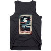 Drones New Jersey Ufo Uap Alien Invasion Tank Top