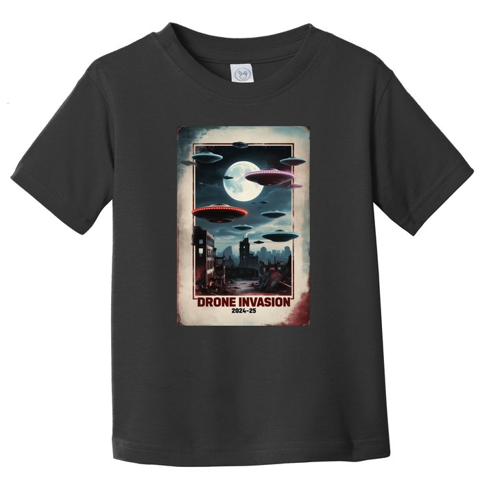 Drones New Jersey Ufo Uap Alien Invasion Toddler T-Shirt