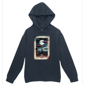 Drones New Jersey Ufo Uap Alien Invasion Urban Pullover Hoodie