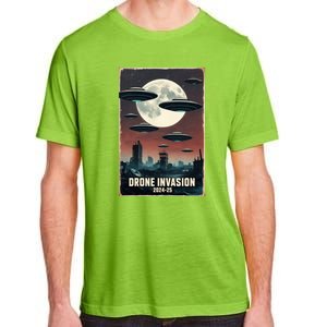 Drones New Jersey Ufo Uap Alien Invasion Adult ChromaSoft Performance T-Shirt