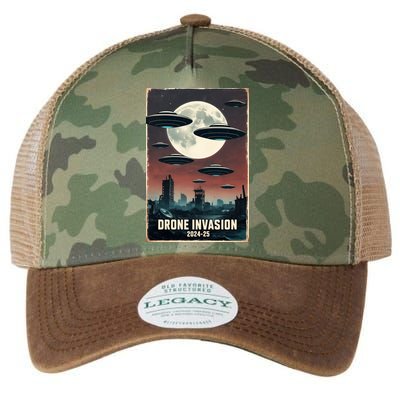 Drones New Jersey Ufo Uap Alien Invasion Legacy Tie Dye Trucker Hat