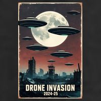 Drones New Jersey Ufo Uap Alien Invasion Cool Comfort Performance Bucket Hat
