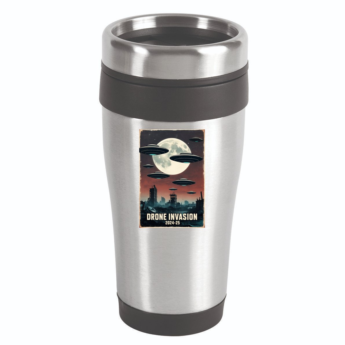 Drones New Jersey Ufo Uap Alien Invasion 16oz Travel Tumbler