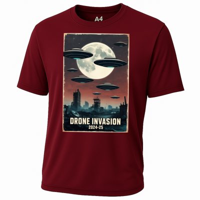 Drones New Jersey Ufo Uap Alien Invasion Performance Shirt