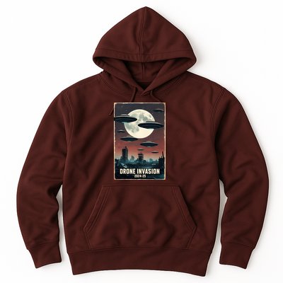 Drones New Jersey Ufo Uap Alien Invasion Hoodie