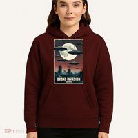 Drones New Jersey Ufo Uap Alien Invasion Hoodie