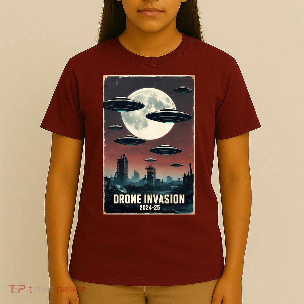 Drones New Jersey Ufo Uap Alien Invasion T-Shirt