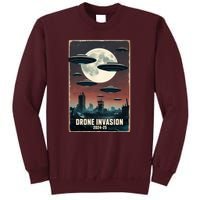 Drones New Jersey Ufo Uap Alien Invasion Tall Sweatshirt