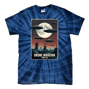 Drones New Jersey Ufo Uap Alien Invasion Tie-Dye T-Shirt