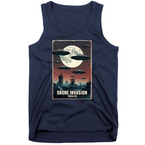 Drones New Jersey Ufo Uap Alien Invasion Tank Top