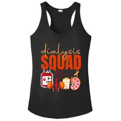 Dialysis Nurse Kidney Disease Nursing Staff Squad Ladies PosiCharge Competitor Racerback Tank