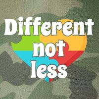 Different Not Less Autism Awareness Legacy Tie Dye Trucker Hat