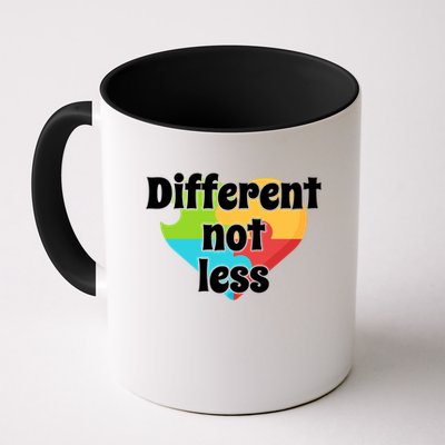 Different Not Less Autism Awareness Mug