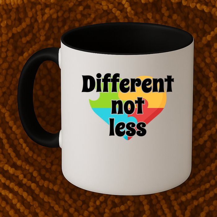 Different Not Less Autism Awareness Mug