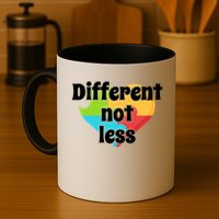 Different Not Less Autism Awareness Mug