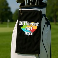 Different Not Less Autism Awareness Golf Towel