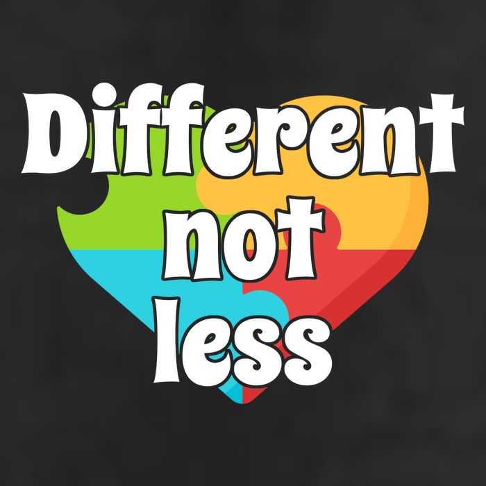 Different Not Less Autism Awareness Golf Towel