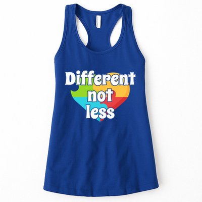 Different Not Less Autism Awareness Womens Tank Top