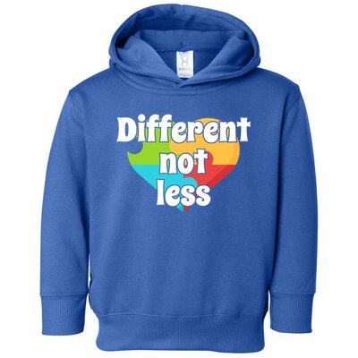 Different Not Less Autism Awareness Toddler Hoodie