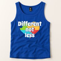 Different Not Less Autism Awareness Tank Top