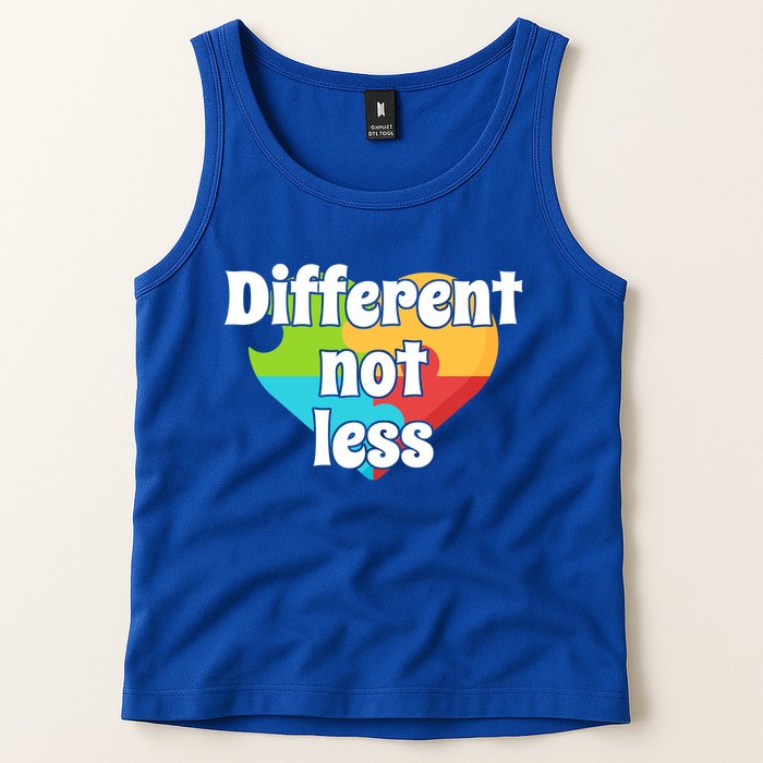 Different Not Less Autism Awareness Tank Top
