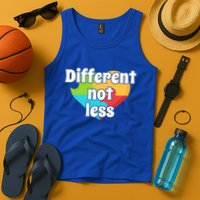 Different Not Less Autism Awareness Tank Top