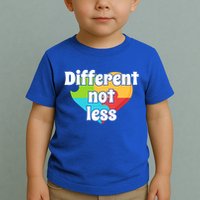 Different Not Less Autism Awareness Toddler T-Shirt