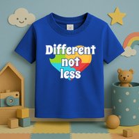 Different Not Less Autism Awareness Toddler T-Shirt