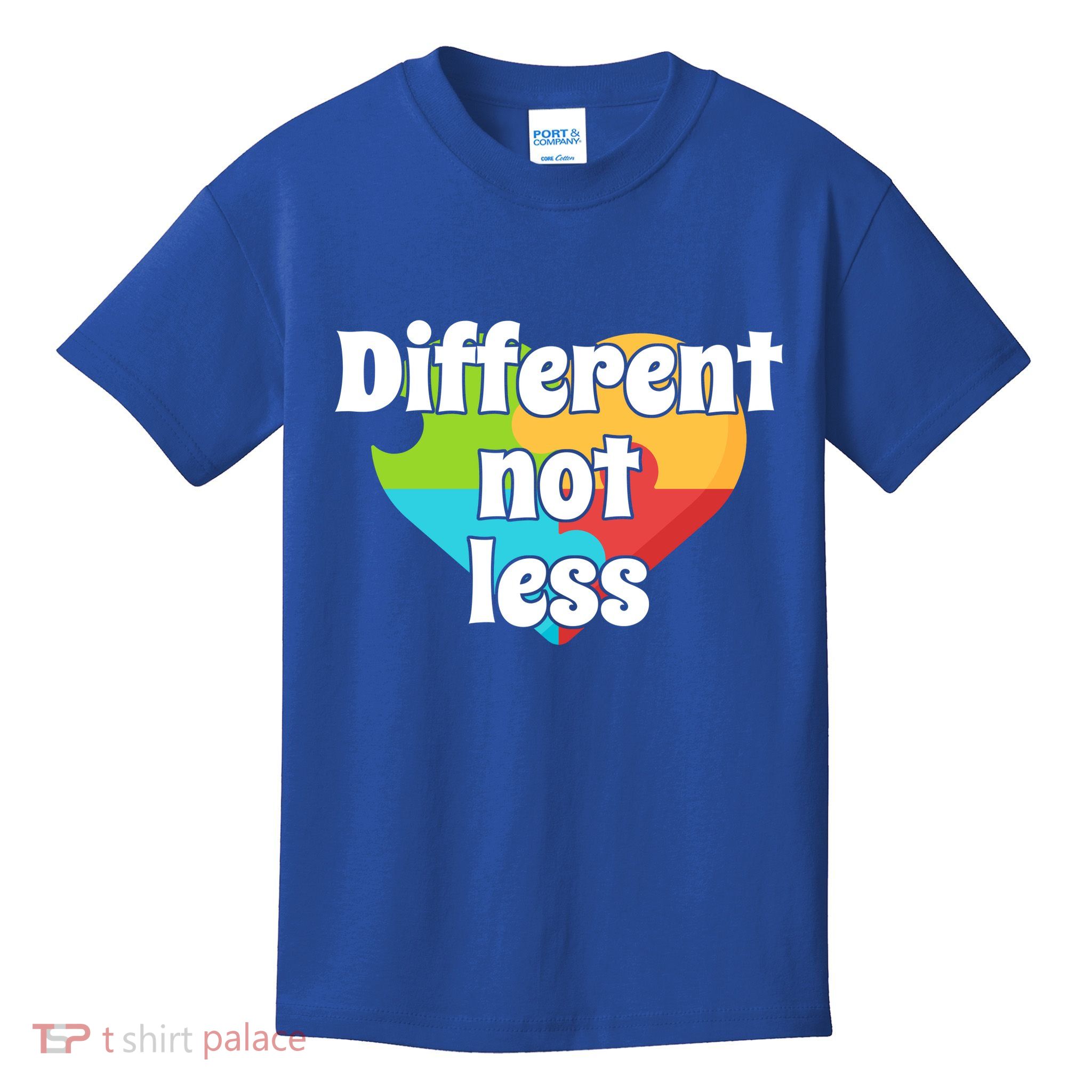 Different Not Less Autism Awareness Kids T-Shirt