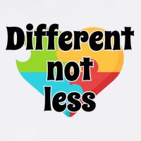 Different Not Less Autism Awareness Garment-Dyed Sweatshirt