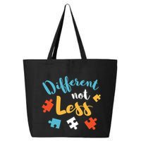 Different Not Less Autism Awareness Gift 25L Jumbo Tote