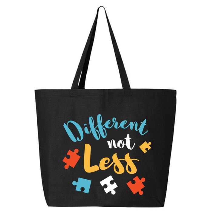 Different Not Less Autism Awareness Gift 25L Jumbo Tote