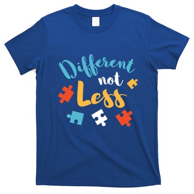 Different Not Less Autism Awareness Gift T-Shirt